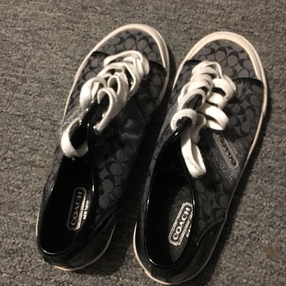 Coach sneakers worn once - Picture 2 of 3
